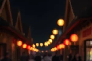 电影大片主题的银幕光影主视觉，深蓝放映厅与光束交叠