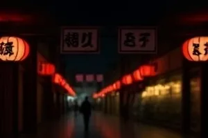 《镜中的人》封面，对镜自照的侧影与冷色玻璃